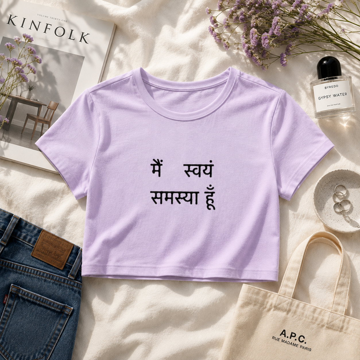 Main swayam smasya hu | Baby Tee | DTG printed