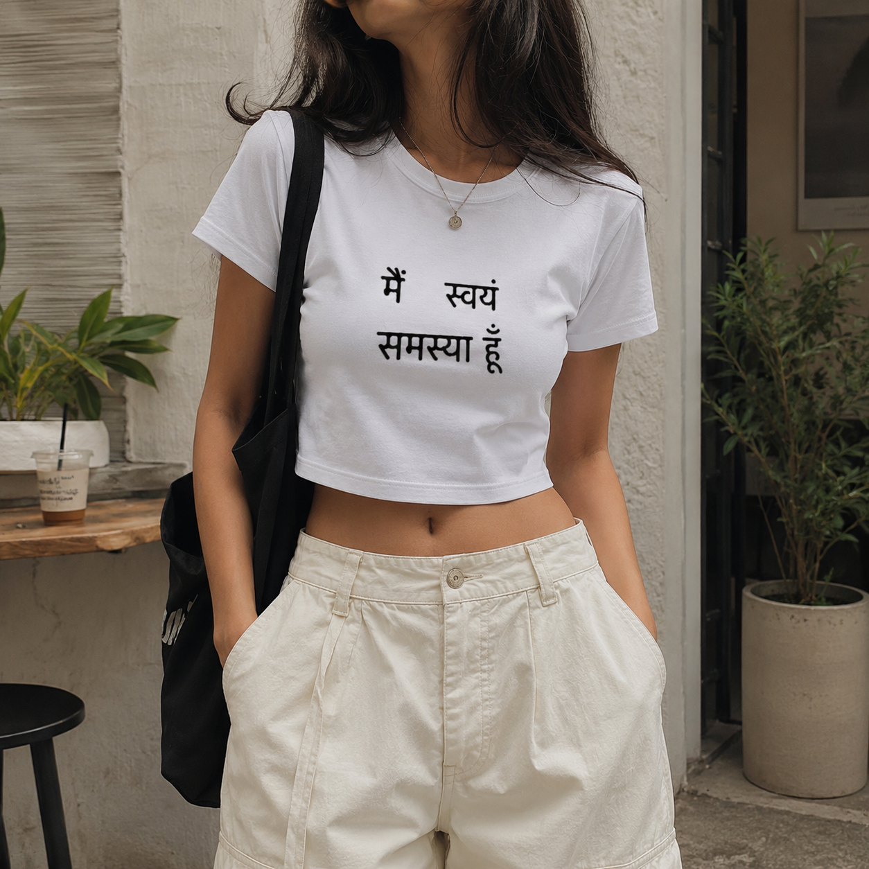 Main swayam smasya hu | Baby Tee | DTG printed