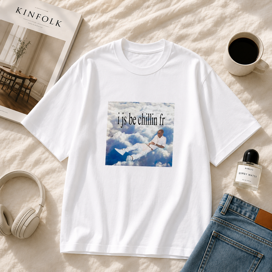 I js be chillin fr | Classic Crew T-Shirt | DTG printed