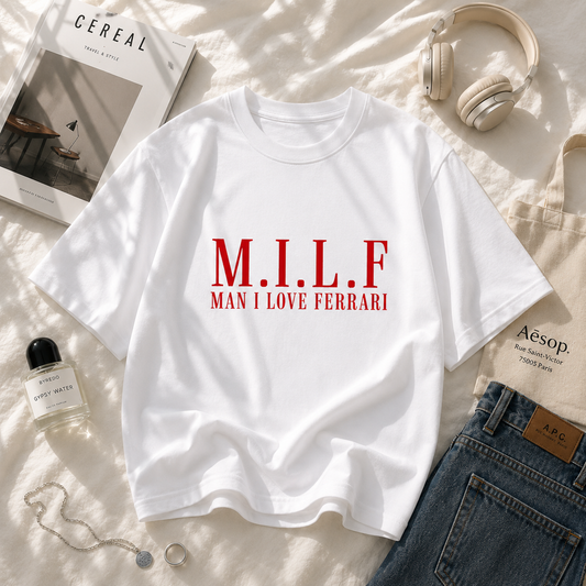MILF | Premium Quality Unisex Oversized Tee | DTG printed