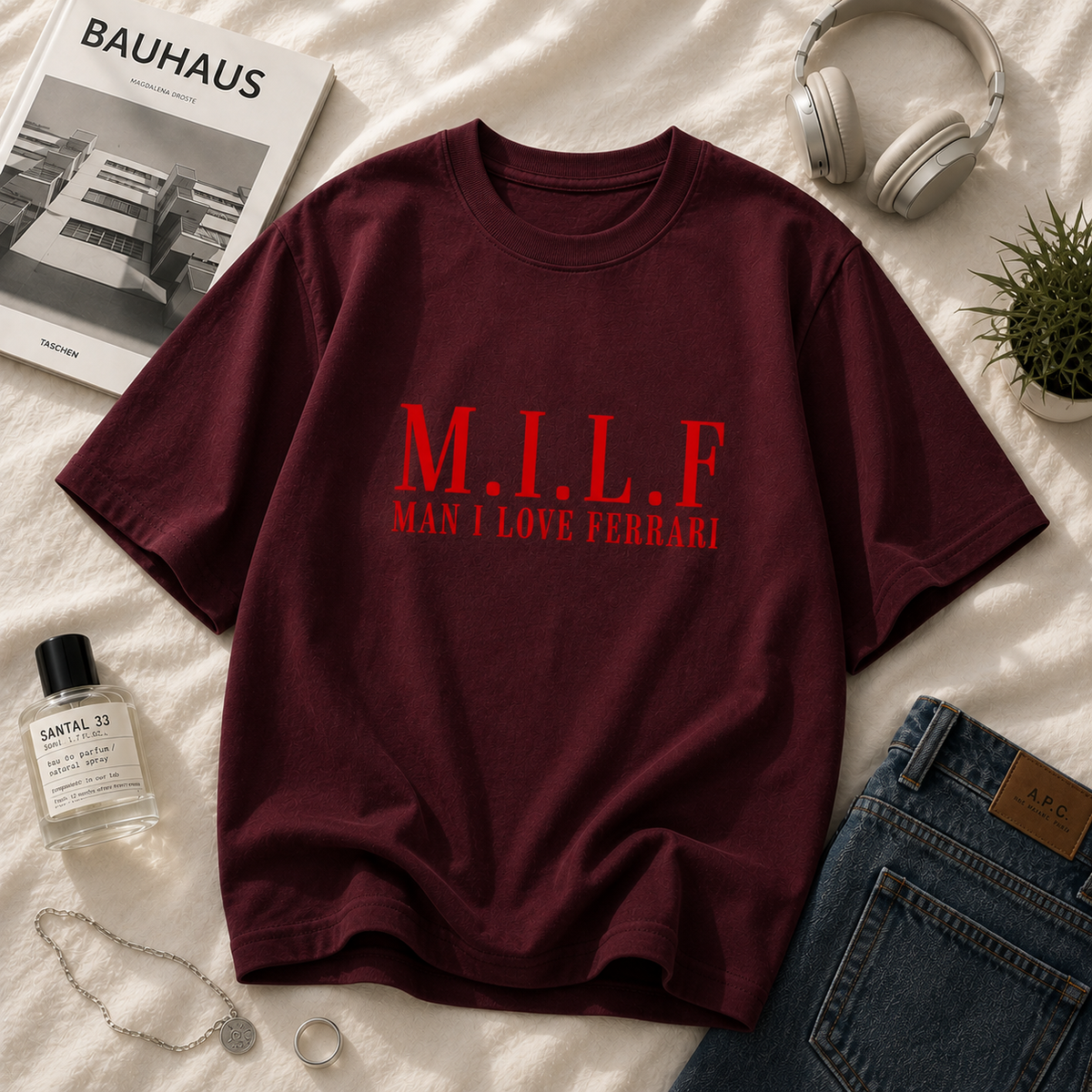 MILF | Premium Quality Unisex Oversized Tee | DTG printed