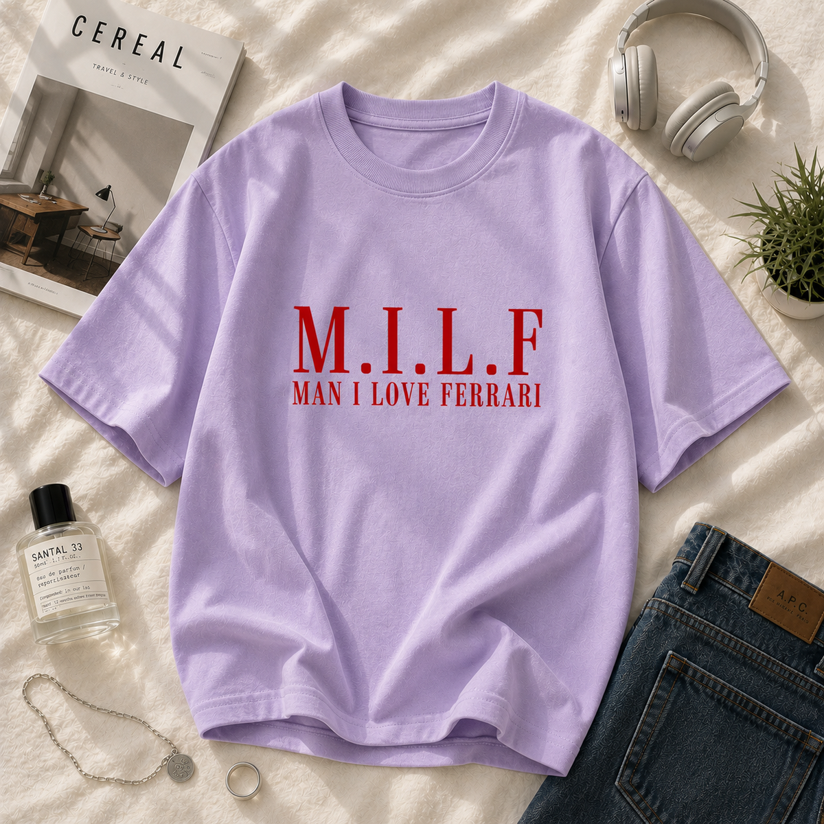 MILF | Premium Quality Unisex Oversized Tee | DTG printed