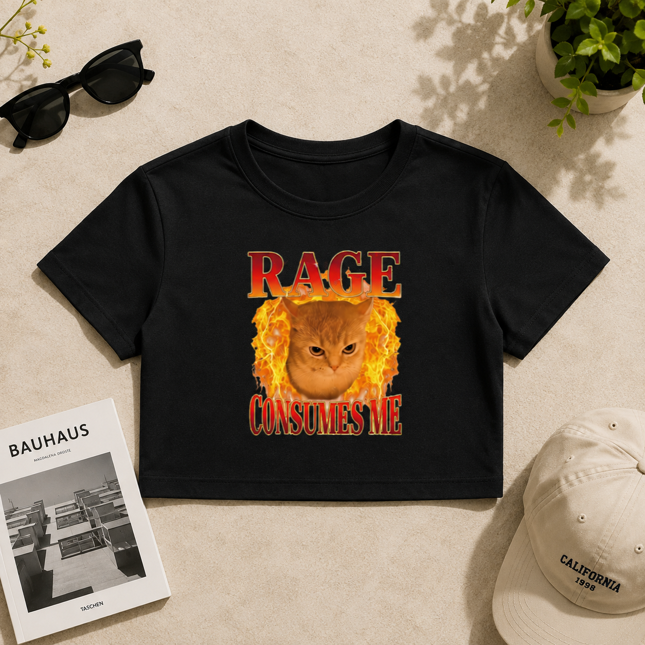 Rage Consumes me | Baby Tee | DTG printed