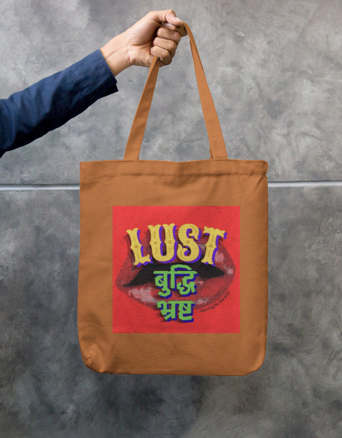 LUST BUDDHI BRUSTH | Tote Bag Zipper